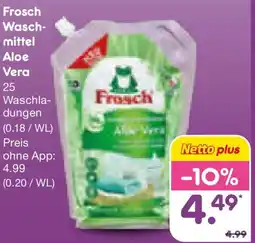 Netto Marken-Discount Frosch Waschmittel Aloe Vera Angebot