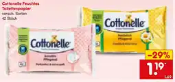 Netto Marken-Discount Cottonelle Feuchtes Toilettenpapier Angebot