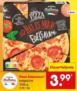 Netto Marken-Discount Italiano Pizza Edelsalami Angebot