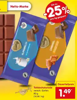 Netto Marken-Discount Tafelschokolade Angebot