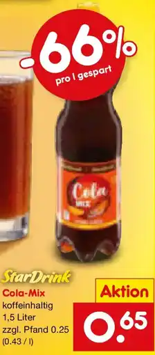 Netto Marken-Discount StarDrink Cola-Mix Angebot