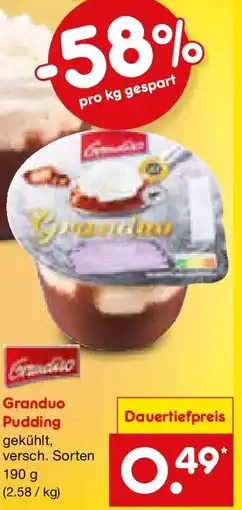 Netto Marken-Discount Granduo Pudding Angebot