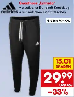 Netto Marken-Discount Adidas Sweathose „Entrada" Angebot
