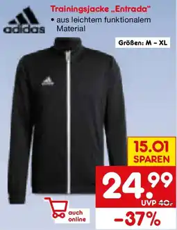 Netto Marken-Discount adidas Trainingsjacke „Entrada“ Angebot