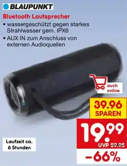 Netto Marken-Discount BLAUPUNKT Bluetooth Lautsprecher Angebot