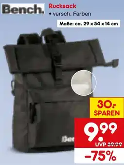 Netto Marken-Discount Bench Rucksack Angebot