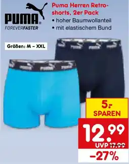 Netto Marken-Discount Puma Herren Retroshorts Angebot