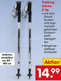 Netto Marken-Discount Trekkingstöcke 2-tlg. Angebot