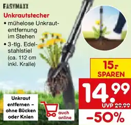 Netto Marken-Discount EASYMAXX Unkrautstecher Angebot