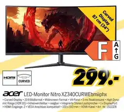 MEDIMAX acer LED-Monitor Nitro XZ340CURWEbmiiphx Angebot