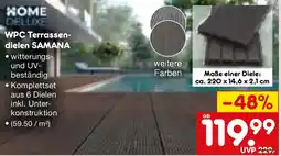 Netto Marken-Discount HOME DELUXE WPC Terrassendielen SAMANA Angebot