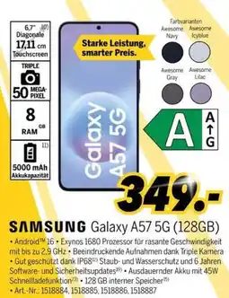 MEDIMAX SAMSUNG Galaxy A57 5G (128GB) Angebot