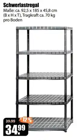 V Baumarkt Schwerlastregal Angebot