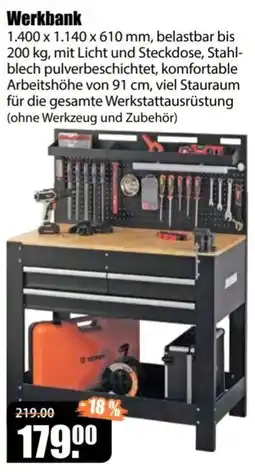 V Baumarkt Werkbank Angebot