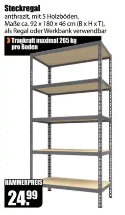 V Baumarkt Steckregal anthrazit Angebot