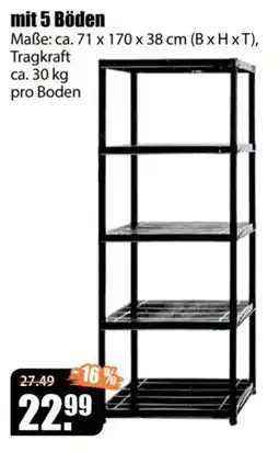 V Baumarkt mit 5 Böden Angebot