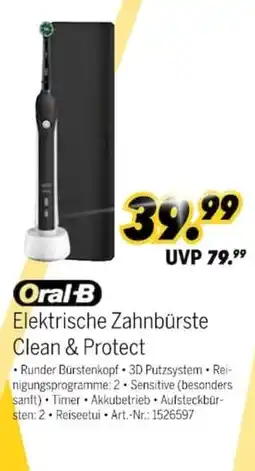 MEDIMAX Oral-B Elektrische Zahnbürste Clean & Protect Angebot