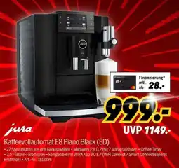 MEDIMAX jura Kaffeevollautomat E8 Piano Black Angebot