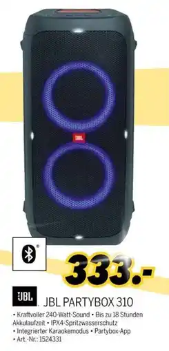 MEDIMAX JBL PARTYBOX 310 Angebot