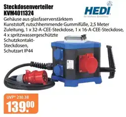 V Baumarkt Steckdosenverteiler KVM4011324 HEDI Angebot