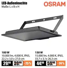 V Baumarkt LED-Außenleuchte OSRAM Angebot