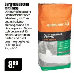 V Baumarkt quick-mix Gartenbaubeton mit Trass Angebot