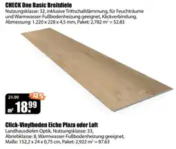 V Baumarkt CHECK One Basic Breitdiele Angebot