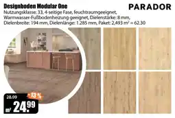V Baumarkt Designboden Modular One PARADOR Angebot