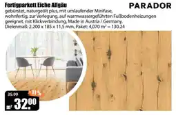 V Baumarkt PARADOR Fertigparkett Eiche Allgäu Angebot