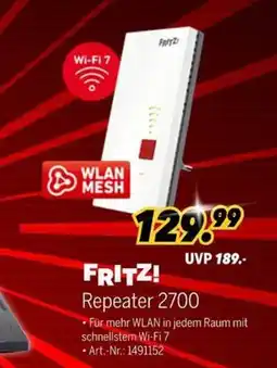 MEDIMAX Fritz! Repeater 2700 Angebot