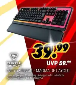 MEDIMAX TURTLE BEACH Gaming-Tastatur MAGMA DE LAYOUT Angebot