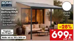 Netto Marken-Discount HOME DELUXE Terrassenüberdachung SOLIS Angebot