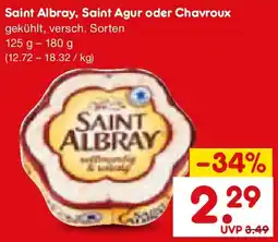 Netto Marken-Discount Saint Albray, Saint Agur oder Chavroux Angebot