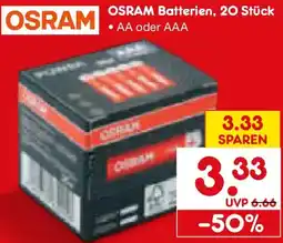 Netto Marken-Discount OSRAM Batterien, 20 Stück Angebot