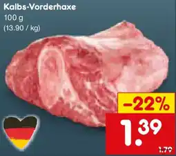 Netto Marken-Discount Kalbs-Vorderhaxe Angebot