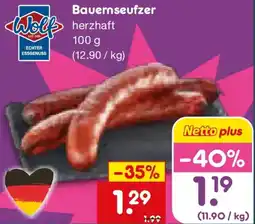 Netto Marken-Discount Wolf Bauernseufzer Angebot
