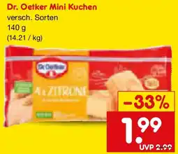 Netto Marken-Discount Dr. Oetker Mini Kuchen Angebot