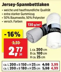 Thomas Philipps Jersey-Spannbettlaken Angebot