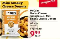 Selgros McCain Nacho Cheese Triangles oder Mini Smoky Cheese Donuts Angebot