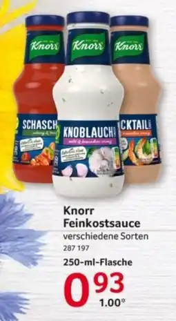 Selgros Knorr Feinkostsauce Angebot