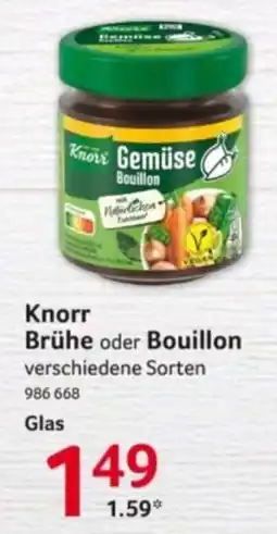 Selgros Knorr Gemüse Bouillon Angebot