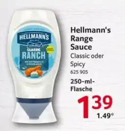 Selgros Hellmann's Range Sauce Classic Ranch Angebot