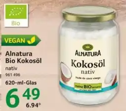 Selgros Alnatura Bio Kokosöl nativ Angebot