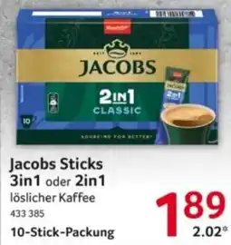 Selgros Jacobs Sticks 2in1 Classic Angebot
