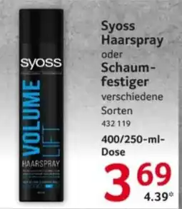 Selgros Syoss Haarspray Angebot