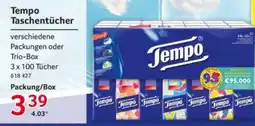 Selgros Tempo Taschentücher Angebot