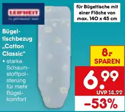 Netto Marken-Discount Leifheit Bügeltischbezug „Cotton Classic“ Angebot