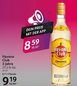 Selgros Havana Club 3 Jahre Angebot