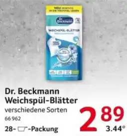 Selgros Dr. Beckmann Weichspül-Blätter Angebot