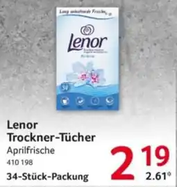 Selgros Lenor Trockner-Tücher Aprilfrische Angebot